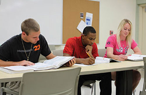studyhall students studying