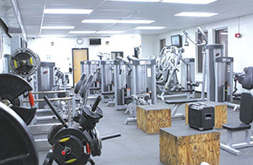 weight room area