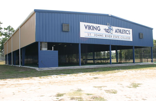 baseball batting cage building
