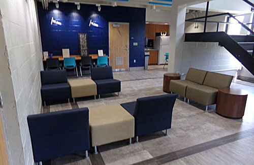 locker room seating