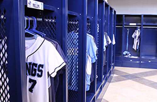 lockerroom lockers and colothing